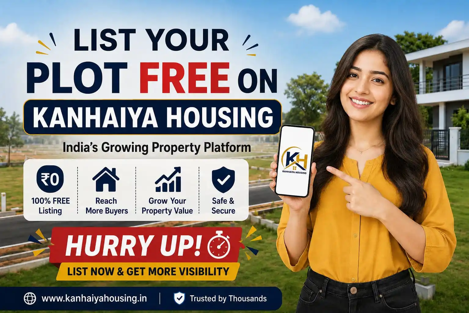 Kanhaiya-housing-free-plot-listing-app-sell-property-in-kanpur